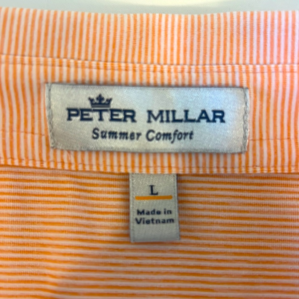 Peter Millar Summer Comfort  Men’s Large. Excellent Condition!